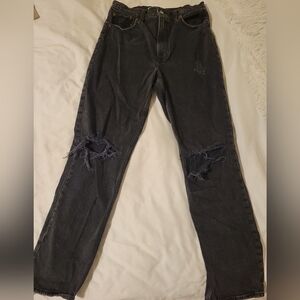 A&F 90's Straight Ultra High Rise Jeans